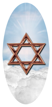 Star of David Blue-Copper